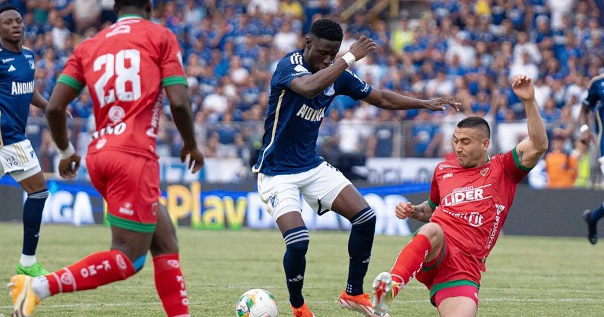 AO VIVO – Millonarios FC vs. Patriotas Boyacá: acompanhe minuto a minuto em Villavicencio pela Liga BetPlay II-2024 No estádio Bello Horizonte – Rey Pelé, o time azul vence por 1 a 0 o time de Tunja pela oitava rodada do campeonato.