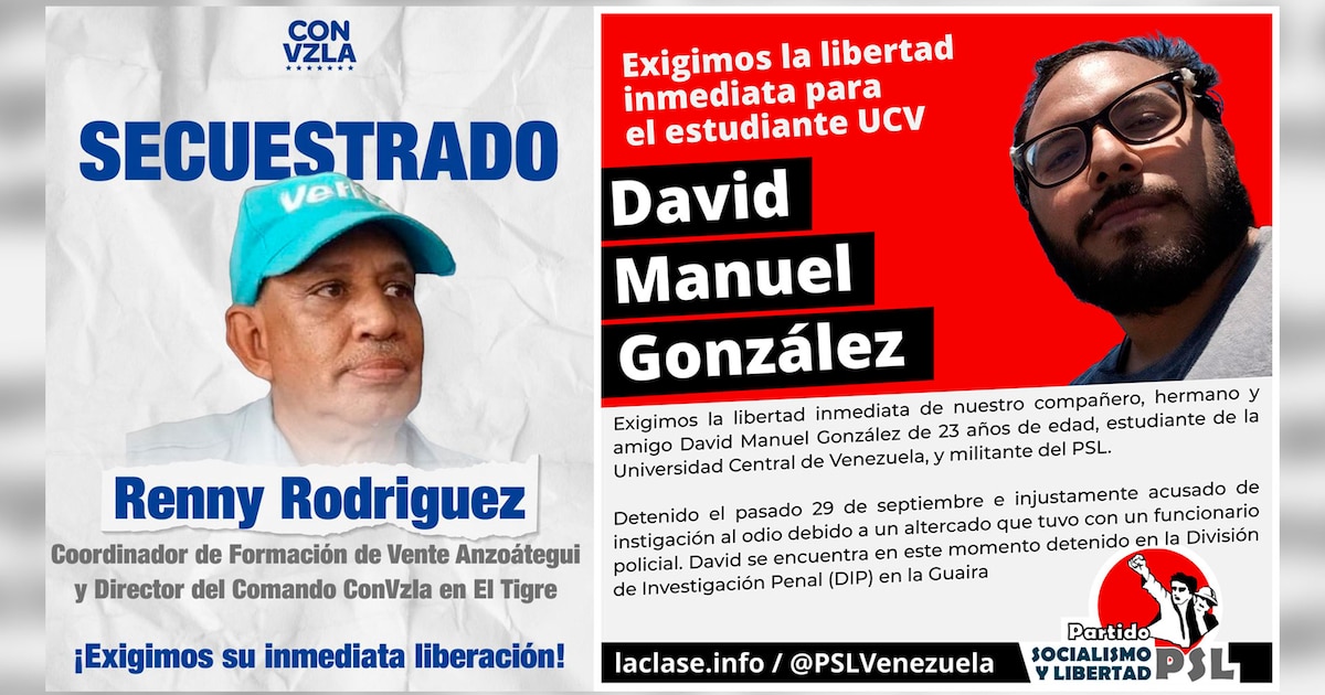 A oposição venezuelana denunciou que o regime de Maduro deteve dois ativistas: pelo menos 154 dissidentes já foram presos